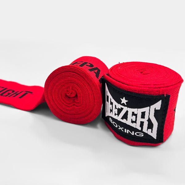 Geezers Prepare To Fight Hand Wraps - Red